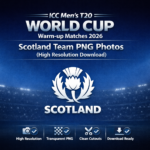 Scotland Team PNG HD | ICC Men's T20 World Cup Warm-up Matches 2026