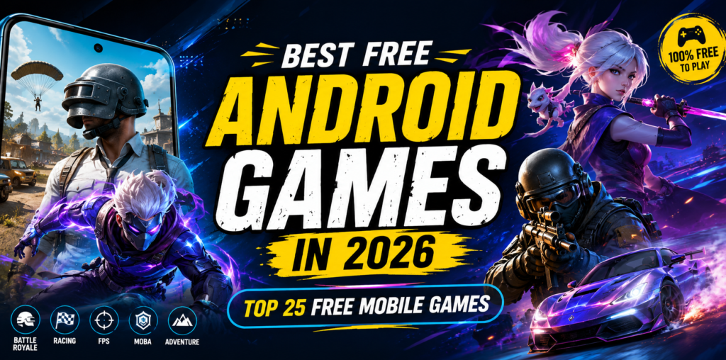 Best Free Android Games in 2026: 25 Must-Play Mobile Games for Every Gamer