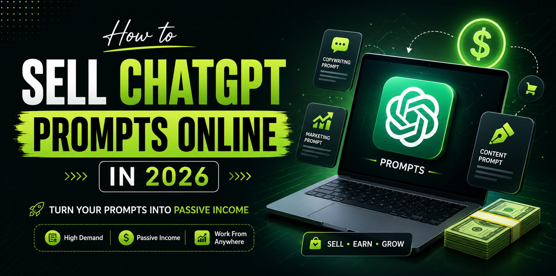 How to Sell ChatGPT Prompts Online in 2026: A Complete Beginner’s Guide